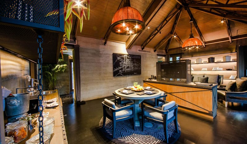 The Slate-One Bedroom Pool Villa-Living Room Landscape_001